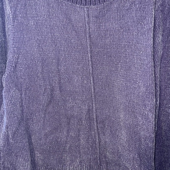 Style and Co Womens Crewneck Seam Chenille Sweater Size XL NWT - Picture 6 of 9